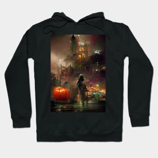 RAINY HALLOWEEN NIGHT IN NEW YORK Hoodie